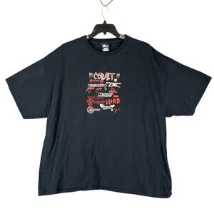 ThinkGeek Mens 3XL Graphic Band Metal Elements Science Tee Funny Geekcore Nerd